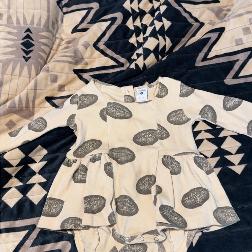 Kate Quinn football romper